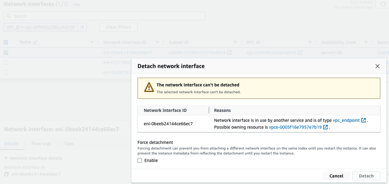 detach-network-interface-fail